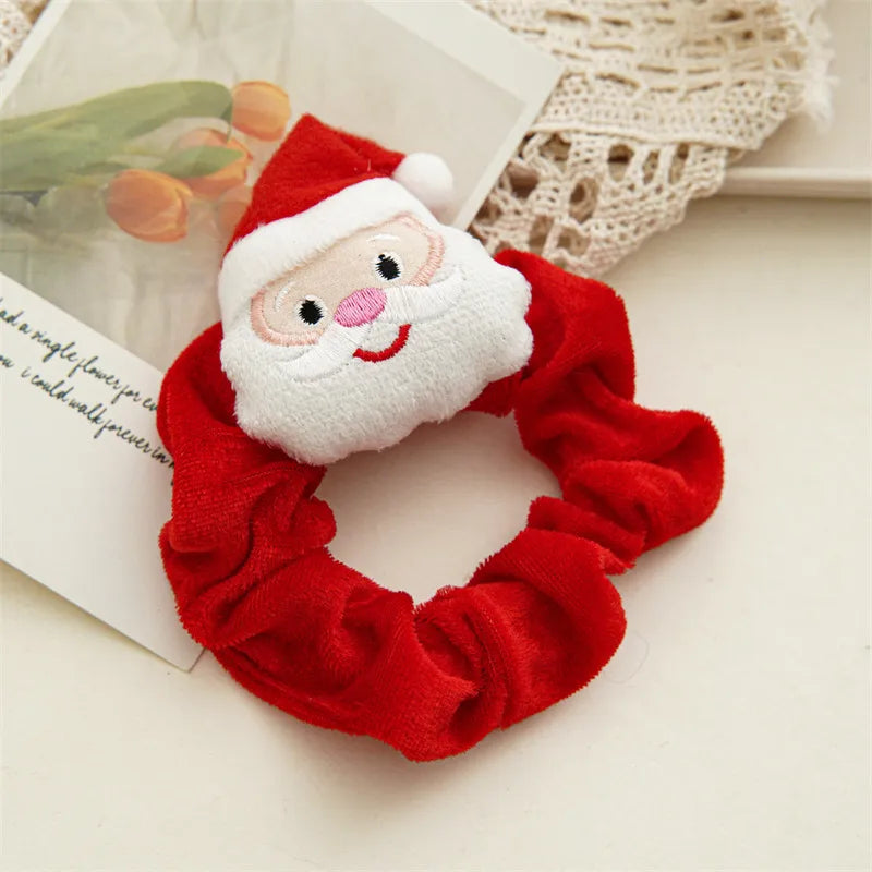 6pc Christmas Scrunchie Set