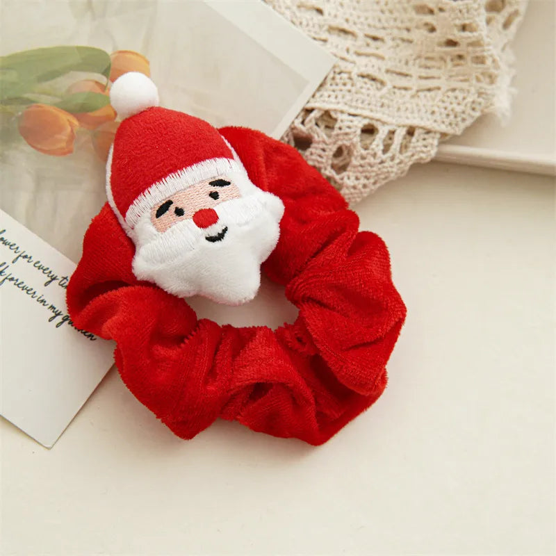 6pc Christmas Scrunchie Set