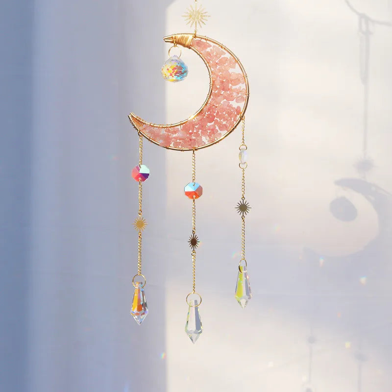 🌙✨ Moon Crystal Suncatcher ✨🌙