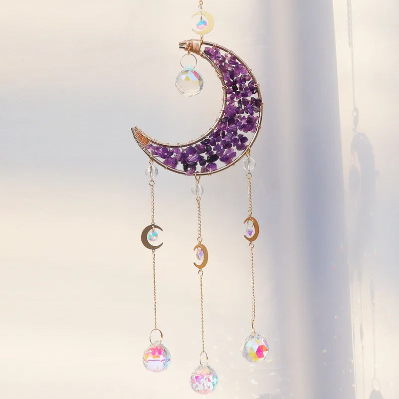 🌙✨ Moon Crystal Suncatcher ✨🌙