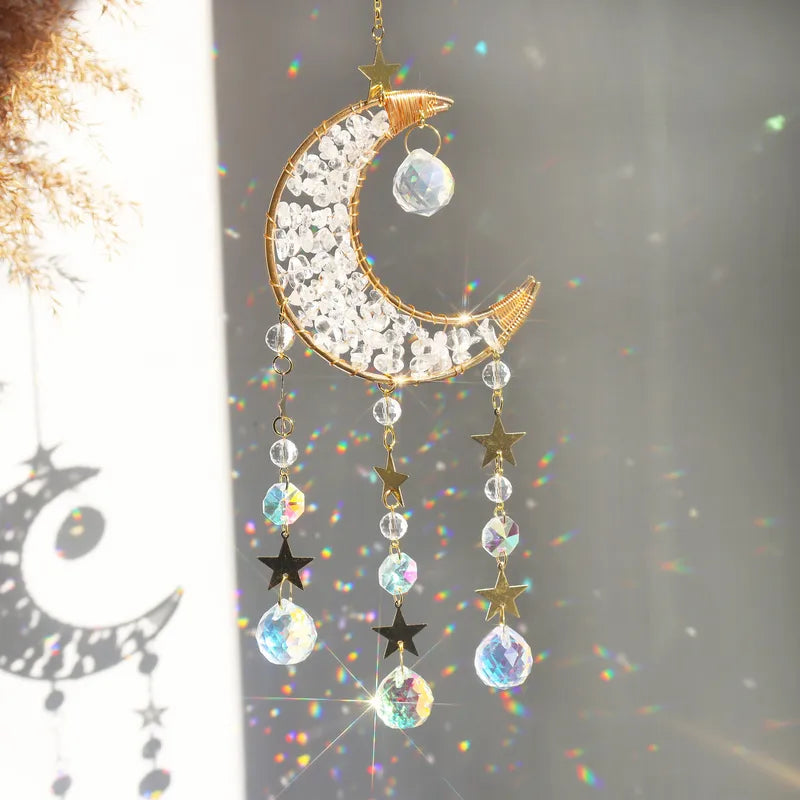🌙✨ Moon Crystal Suncatcher ✨🌙