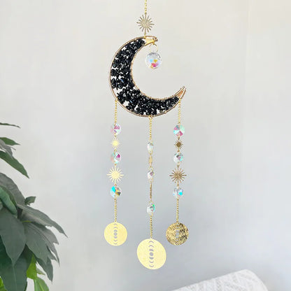 🌙✨ Moon Crystal Suncatcher ✨🌙