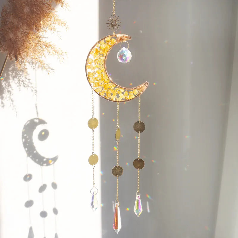 🌙✨ Moon Crystal Suncatcher ✨🌙