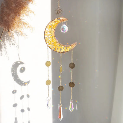 🌙✨ Moon Crystal Suncatcher ✨🌙