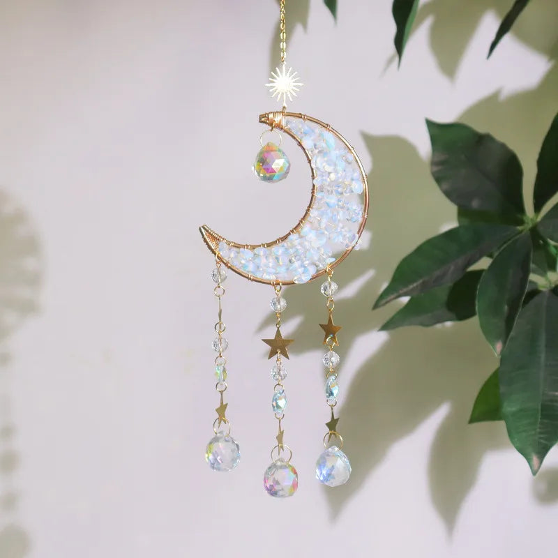 🌙✨ Moon Crystal Suncatcher ✨🌙