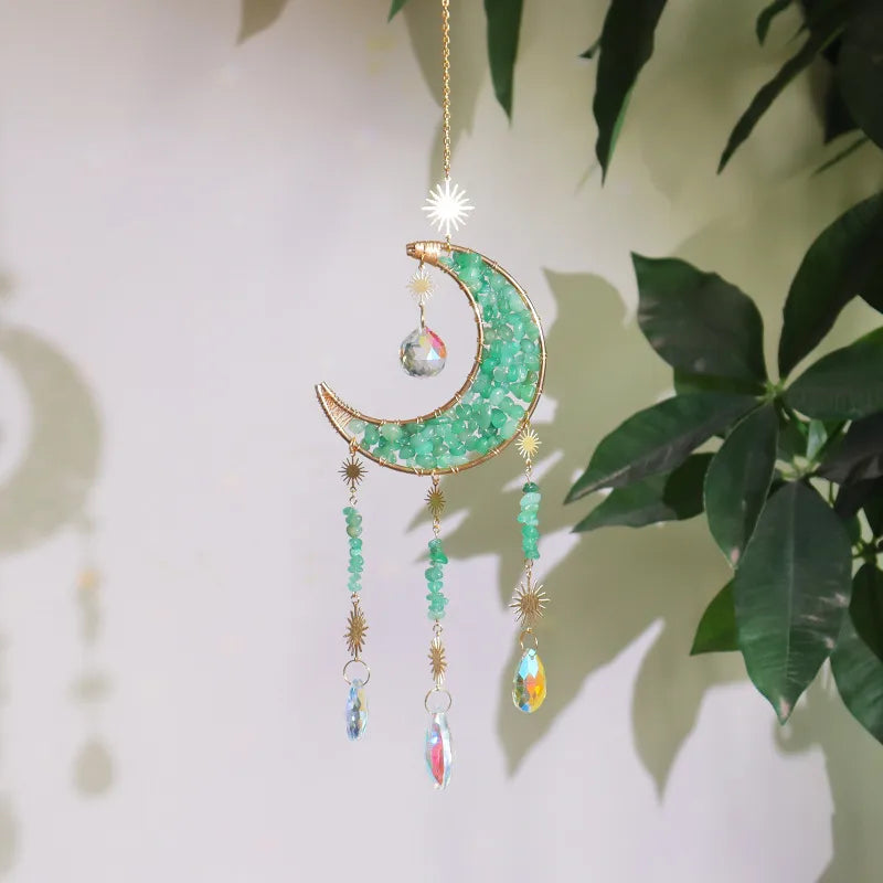 🌙✨ Moon Crystal Suncatcher ✨🌙