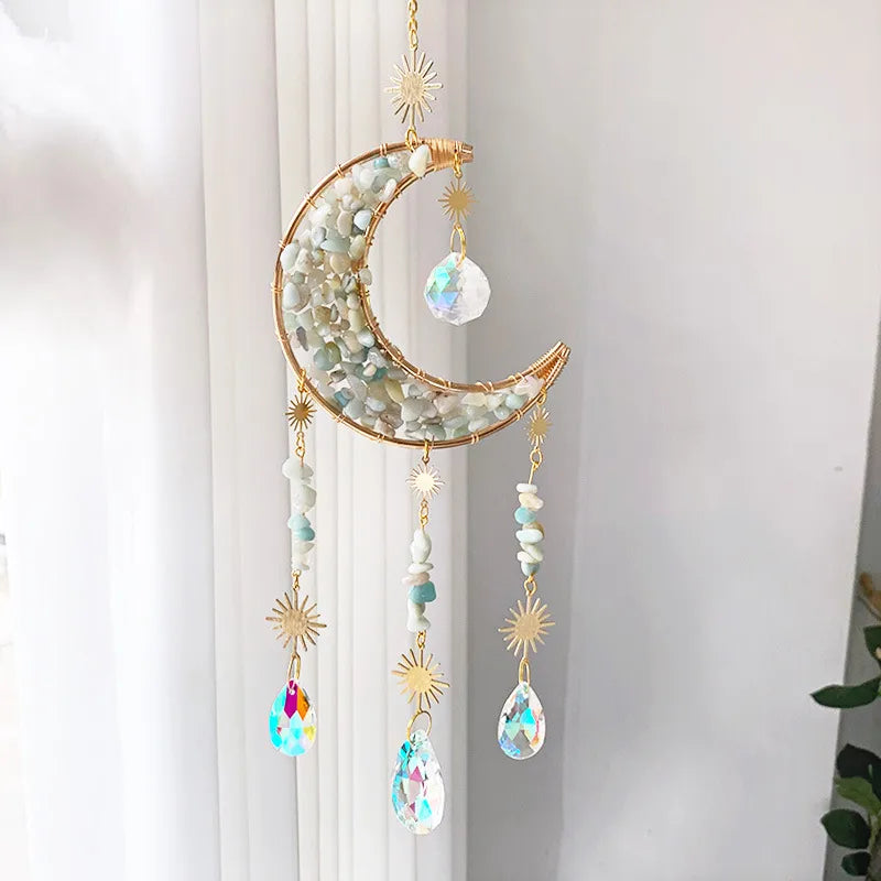 🌙✨ Moon Crystal Suncatcher ✨🌙