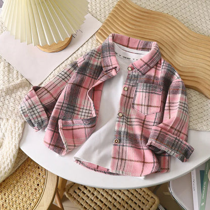 👦 Boy's Plaid Shirts 👦