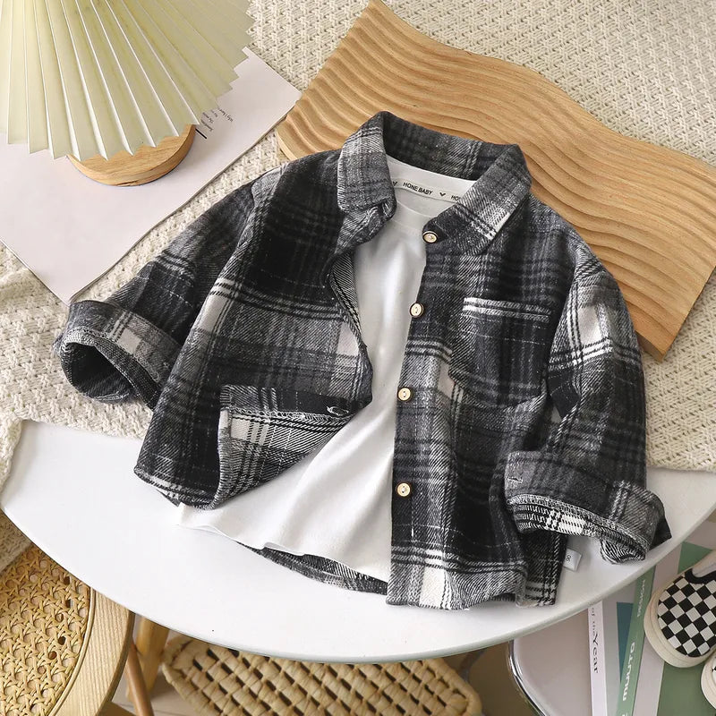 👦 Boy's Plaid Shirts 👦