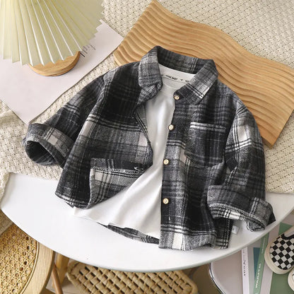 👦 Boy's Plaid Shirts 👦