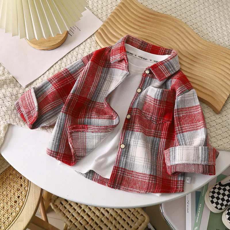 👦 Boy's Plaid Shirts 👦