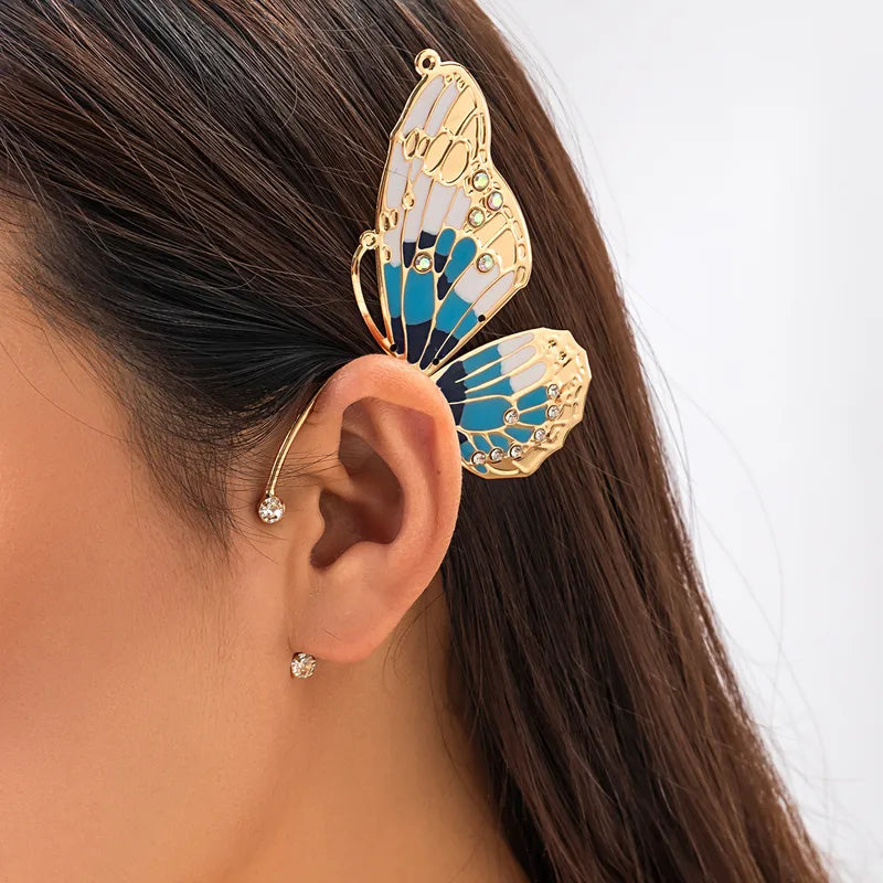 🦋💙 Elegant Sweet Butterfly Ear Cuff 💙🦋