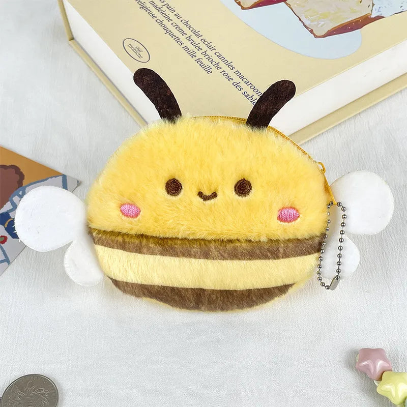 🐝 Bee Plushie Zipper Coin Purse 🐝