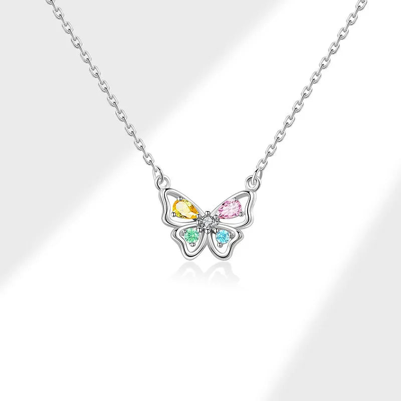 🦋 Multicoloured Sterling Silver 925 Butterfly Jewellery 🦋