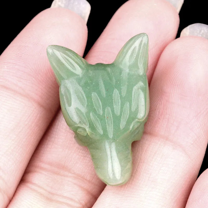 🐺 Crystal Wolf Head Ornaments 🐺