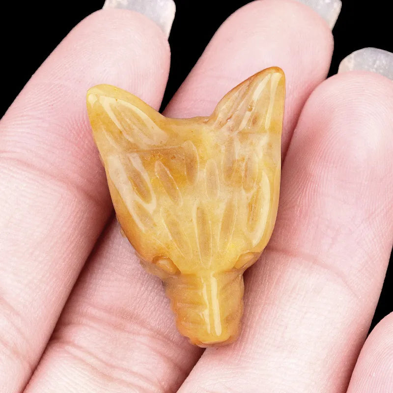 🐺 Crystal Wolf Head Ornaments 🐺