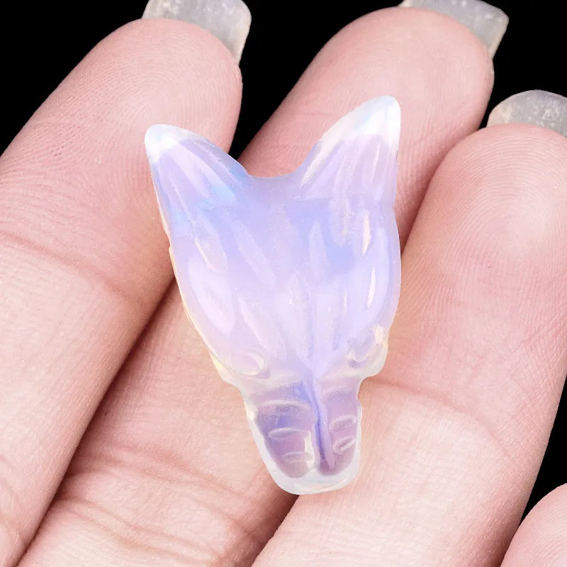 🐺 Crystal Wolf Head Ornaments 🐺