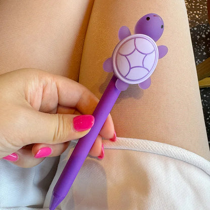 🐢🖊️ 7pc Adorable Tortoise Ballpoint Pen Set 🖊️🐢