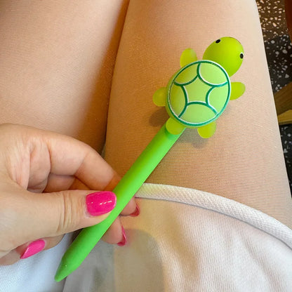 🐢🖊️ 7pc Adorable Tortoise Ballpoint Pen Set 🖊️🐢