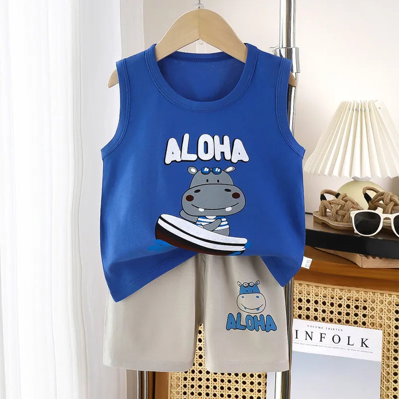 👕🩳 Kids Vest Shorts Sets (20 Designs!) 🩳👕