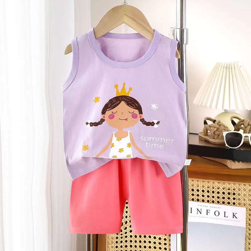 👕🩳 Kids Vest Shorts Sets (20 Designs!) 🩳👕