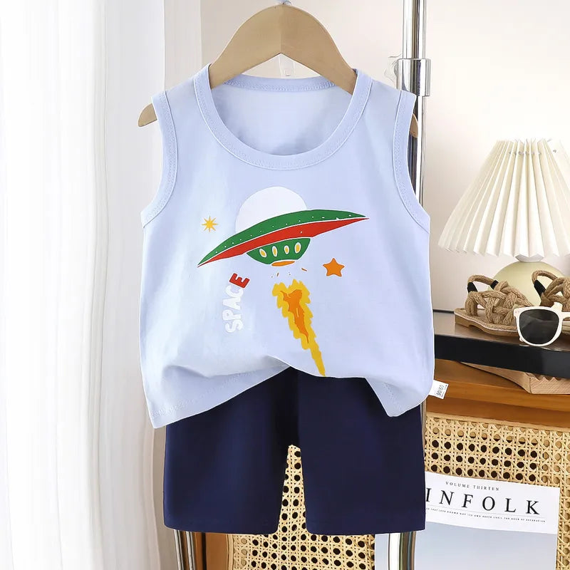 👕🩳 Kids Vest Shorts Sets (20 Designs!) 🩳👕