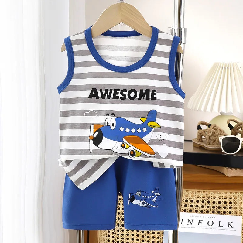 👕🩳 Kids Vest Shorts Sets (20 Designs!) 🩳👕
