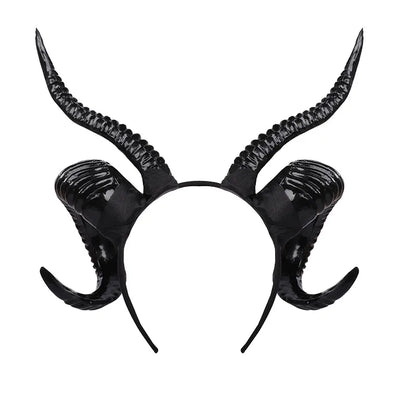 🖤 Baphomet Sheep Horn Headband 🖤