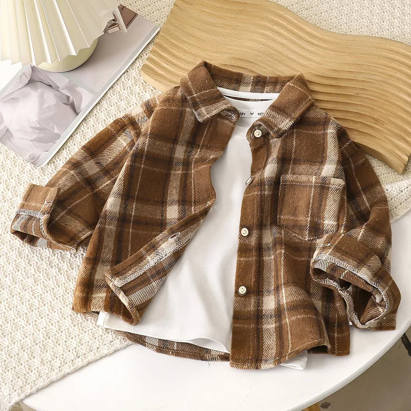 👦 Boy's Plaid Shirts 👦