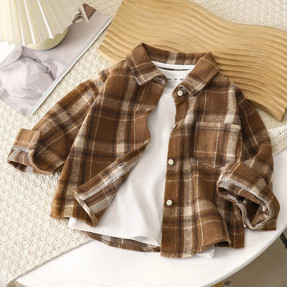 👦 Boy's Plaid Shirts 👦