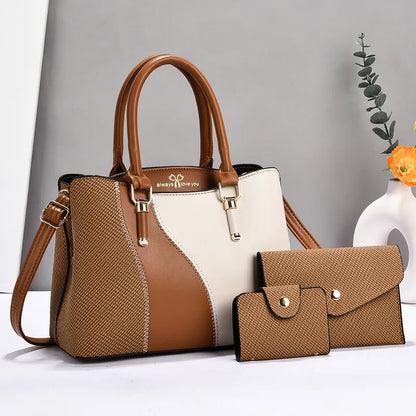 👜 3-Piece Handbag Set (Multiple Colour Choices!) 👜