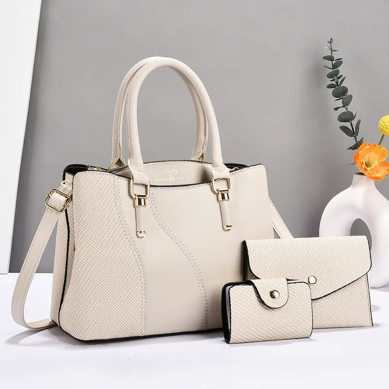 👜 3-Piece Handbag Set (Multiple Colour Choices!) 👜