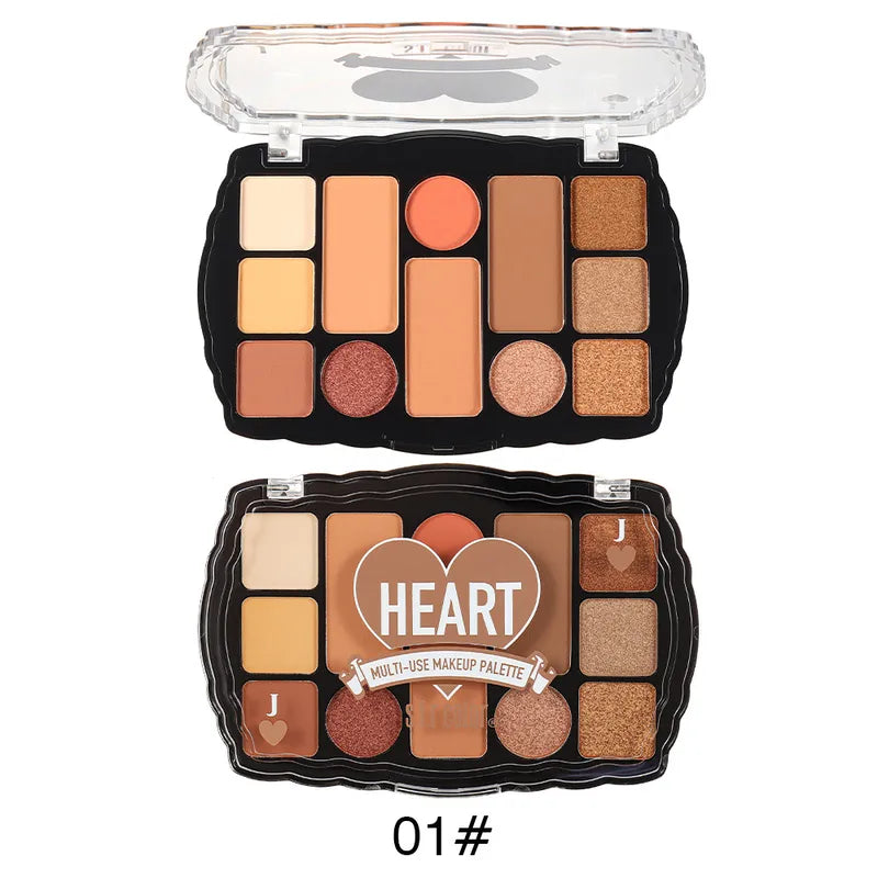 🎨 S.F.R Twelve-Colour Earth Tone Eyeshadow Palette 🎨