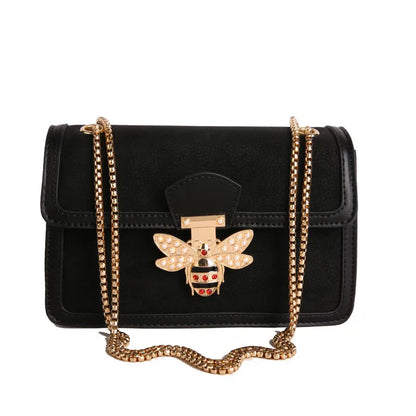 🐝 Retro Bee Lock Chain Shoulder Bag 🐝