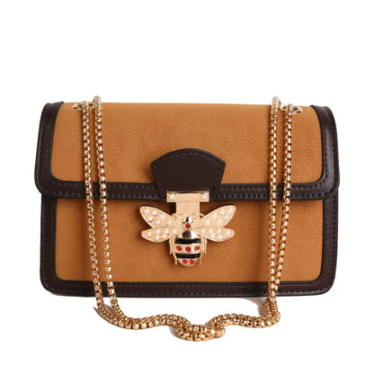 🐝 Retro Bee Lock Chain Shoulder Bag 🐝