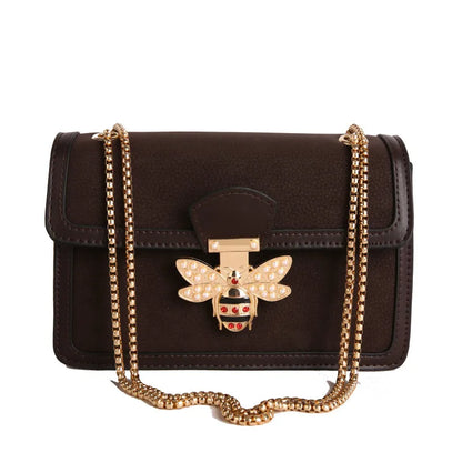 🐝 Retro Bee Lock Chain Shoulder Bag 🐝