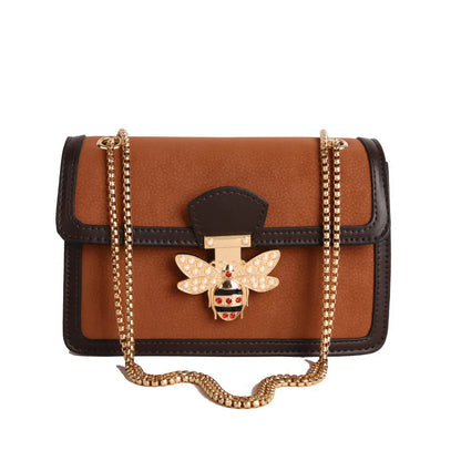 🐝 Retro Bee Lock Chain Shoulder Bag 🐝