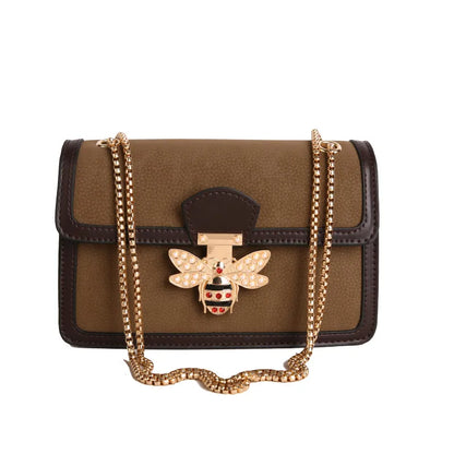 🐝 Retro Bee Lock Chain Shoulder Bag 🐝
