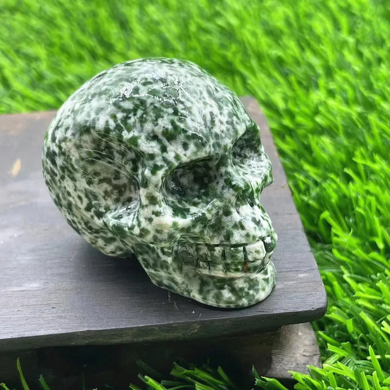 💀 Crystal Skull Head Ornaments 💀