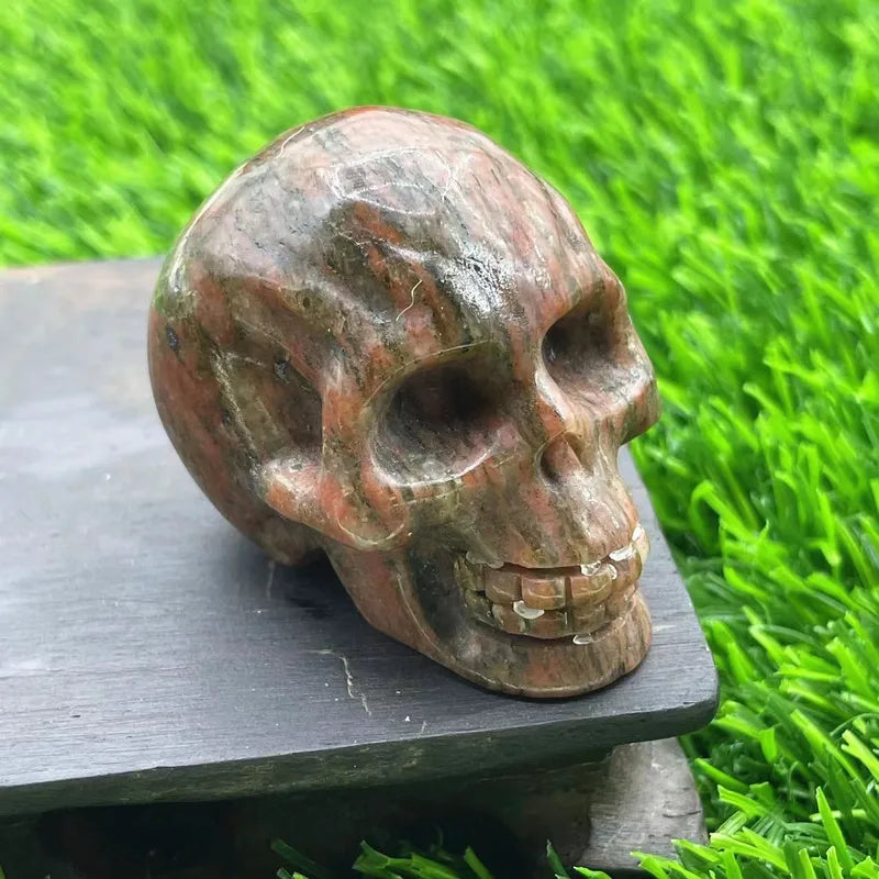 💀 Crystal Skull Head Ornaments 💀