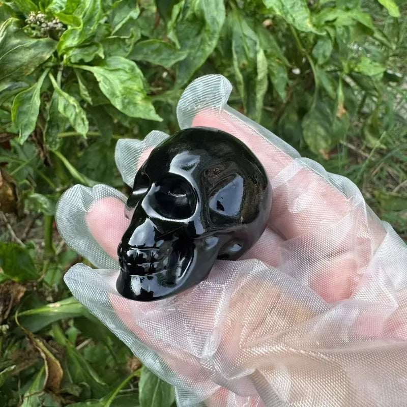 💀 Crystal Skull Head Ornaments 💀