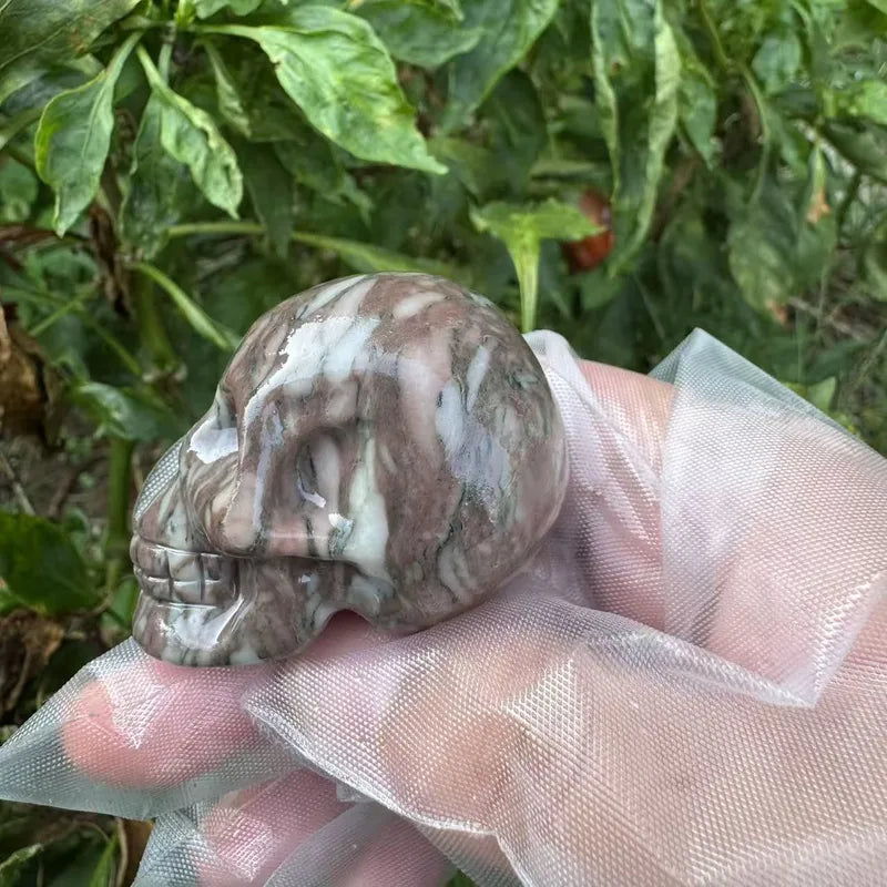 💀 Crystal Skull Head Ornaments 💀