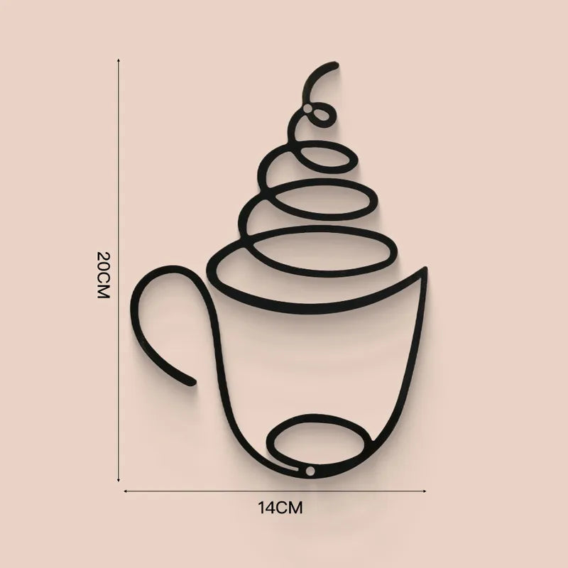 ☕ 3pc Set Creative Coffee-Themed Wall Art ☕