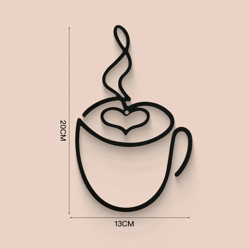 ☕ 3pc Set Creative Coffee-Themed Wall Art ☕