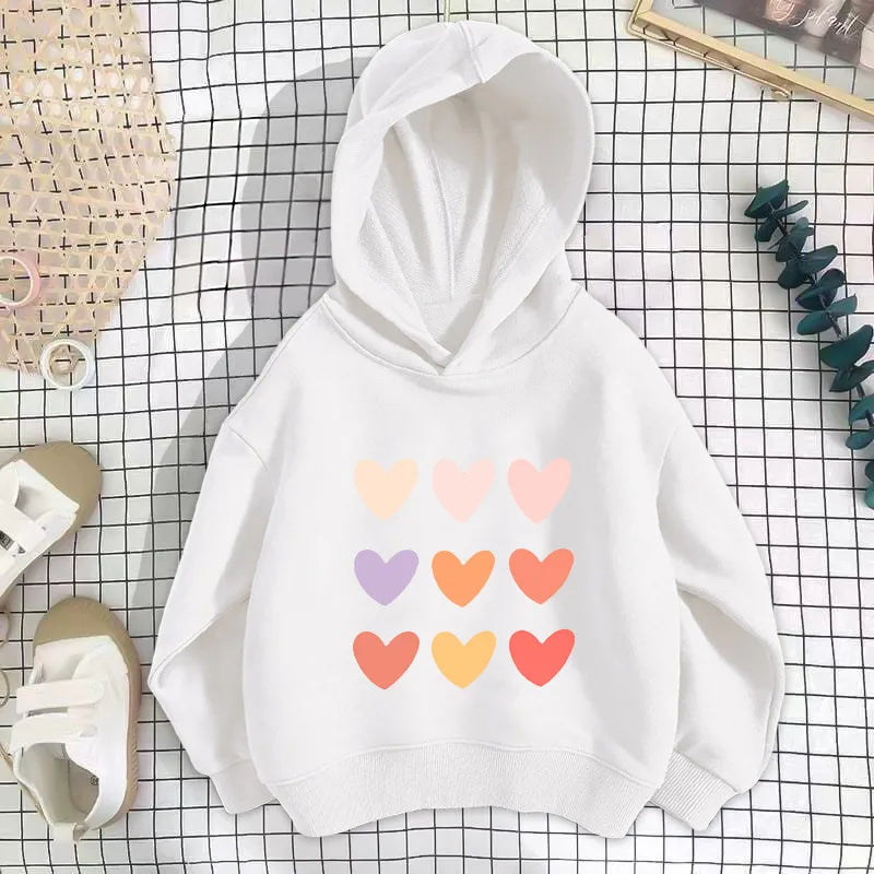 💖 Girl's Love Heart Hoodies (5 Colours Choices) 💖