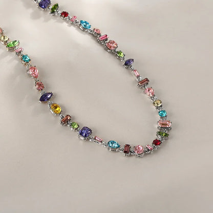 🌈 Crystal Candy Rhinestone Necklace 🌈