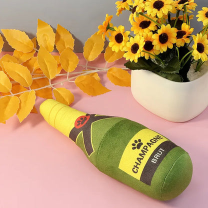 🍾🐕 Alcohol Bottle Themed Plush Pet Toy 🐕🍾