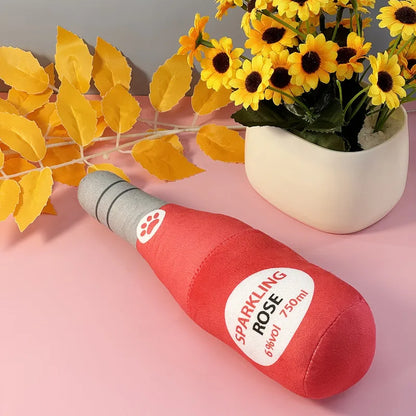 🍾🐕 Alcohol Bottle Themed Plush Pet Toy 🐕🍾