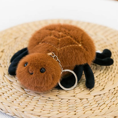 🕷️🐛🐝 Cute Insect Plush Keychain Collection 🐝🐛🕷️