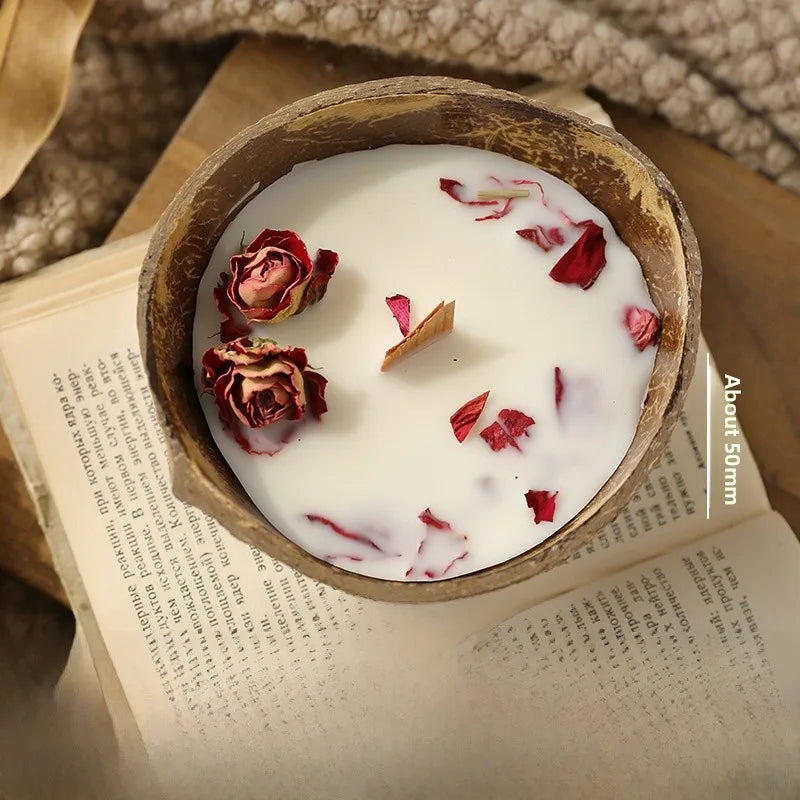 🕯️🌿 Coconut Bowl Scented Candle 🌿🕯️